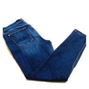 7 For All Mankind midrise ankle gwenevere jeans 29